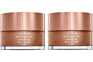 ‎M. ASAM Make-up Mousse Classic Duo (2x30ml) – 4-in-1 Foundation, Base, Powder & Concealer – Deckt ab, Ebnet den Teint, Verleiht Strahlkraft & Optimiert – Für helle bis mittlere Hauttypen, Vegan, M. Asam