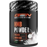 HMB en Polvo 500 g - Calcio-HMB de alta pureza - Beta-Hidroxi-Beta-Metilbutirato - 100 porciones - Sin aditivos, Vegano
