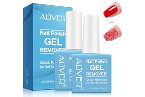 IFUDOIT Solvente per Smalto 2 pacchi - Remover Semipermanente Unghie - Professionale Gel Remover per Smalto, Rimuove Facilmente e Rapidamente lo Smalto in 3-5 Minuti, Non fa Male alle Unghie