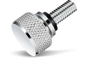 Amazicha Vis de siège en acier inoxydable chromé pour garde-boue arrière compatible avec Harley Davidson Sportster Touring Softail Dyna 1996-2023