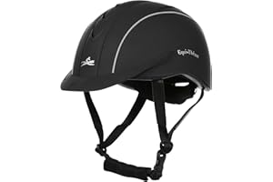 Equi-Theme/Equit'M 911420023 Compet Helm, Schwarz, Medium/52-56 cm
