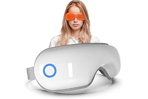 GUGANAS Eye Massager with Heat and Music for Migraines,Eye Care Gift for Mother's Day,Sleep Eye Mask for Reduce Eye Strain