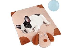 WEOK Heartbeat Puppy Toy with Heat Packs for Pets,Dog Heartbeat Toy for Separation Anxiety Relief Behavioral Training Aid Toy, Heartbeat Stuffed Animal for Puppy Calming Aid Behavioral Aid