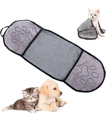 PAWPUP Hondenhanddoek, superabsorberend, sneldrogend