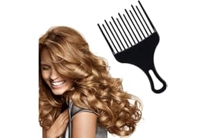 OUDQFCJ Denti Larghi Pettine Afro Grande Capelli ricci pettine per lo Styling e l'incollatura dei Capelli Ricci Unisex Hair Styling Tools