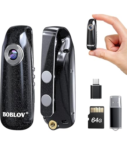 1080P Mini Body Camera,Pov Cameras Wearable Action Body Cam With Motion Detection, Thumb Size Hands Free Recording Body Worn Camera,Portable Video Camcorder Mount For Pets, Sports, Work, Travel - View #10