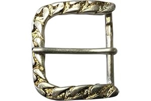 BELTINGER Fibbia per cintura Tracery 4,0 cm | fibbia intercambiabile per cintura 40mm solida | fibbia a spillo | cintura intercambiabile fino a 4cm