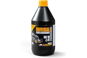 FLYMO Huile Universal pour moteurs deux temps : Huile quatre temps, 0,6 litre comme protection contre l'usure, effet lubrifiant élevé, propreté optimale du moteur (n° art. 00057-76.164.01)