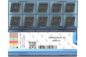 CDBP Cnmg 431 Cnmg120404 Carbide Indexable Inserts - Carbide Turning Tools for Lathe, 10 Pcs