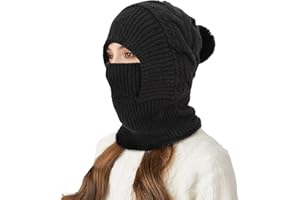 TAGVO Passamontagna in Pile Termico Invernale per Donna, Balaclava Cappuccio Multifunzione Maschera Antivento Cappello Invernali Caldo per Alpinismo Sci, Ciclismo, Trekking Sport Esterni Cappello