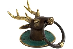 HoitoDeals 1Pcs Brass Door Knocker Head For Home Decor Novelty Ornament Item