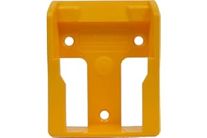 STEALTH MOUNTS StealthMounts - Soportes de batería para DeWalt (18 V, XR, 5 Unidades), Color Amarillo