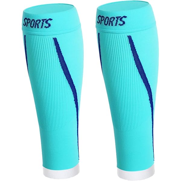 Manchons De Compression Mollets – Chaussettes Sport Running, Cyclisme, Football – Polyamide & Spandex Antidérapants