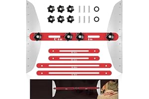 CXAFQ Regla De Escalera De Acero Inoxidable En Color Rojo, Peso Neto 1,5 Kg, Tamaño 500 Mm, Diseño Plegable Para Una Medición Precisa, Adecuado Para Carpintería, Decoración Del Hogar, Construcción