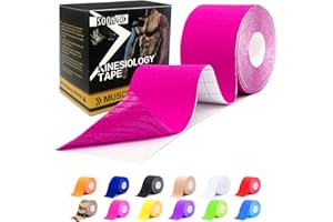 Kinesiologie Tape Physio Muskeln Wasserfest Sport Tape Elastische Bandage Gute Hypoallergen pink by SOONGO