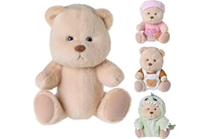 Galilea® Bobbie Bear - Oso Peluche - Ropa NO INCLUIDA - Hecho a Mano articulado - Osito Peluche Suave e Irresistible - Regalos Originales para Mujer
