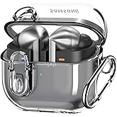 Rongep Samsung Galaxy Buds 3 Pro/Buds 3/Buds 3 FE i&ccedil;in G&uuml;venlik Kilit Tasarımlı Şeffaf Kulaklık Kılıfı Darbeye &Ccedil;izilmeye ve S