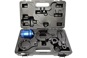 LIROPAU 7tlg Einbauwerkzeug-Kit zum Ausbau, für den Radlagerein-/ausbau Kompatibel mit B-MW X3 X5 X6 E70 E90 E91 E92 RWD 4WD Ersetzen Sie 335040 335050 335060 335080 230020