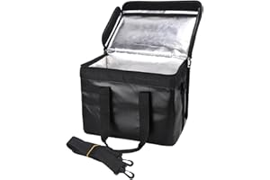 Niktule Feuerfeste Tasche, Batteriesichere Aufbewahrungstasche, Batterietragetasche mit großer Kapazität zur Aufbewahrung für A4-Dokumente Passport Bankdatei Geld Wertsachen?33x24x22cm Schwarz