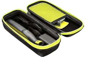 ANBOO Fodral för Philips OneBlade elektrisk trimmer och rakapparat QP2734/QP2824/QP6551, One Blade-bärväska resefodral, stötsäker EVA-förvaring