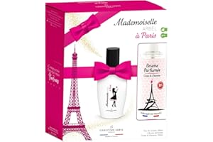 Christine Arbel Paris Mademoiselle Arbel à Paris Coffret Eau de toilette 100ml & Brume parfumée corps et cheveux Fabriqué en France