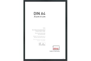 DEHA Design Ramka na zdjęcia Tribeca 21 x 29,7 cm (A4), Strukturowany czarny matowy