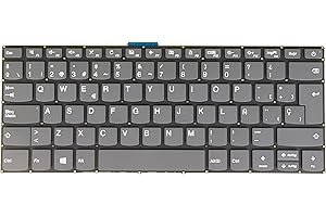 AZUBAYCOM Teclado para portátil Lenovo Ideapad 130-14ast 130-14ikb 130s-14igm s130-14igm 1-14igl05 1-14ada05 V145-14ast V14-ada V14-are V14-igl