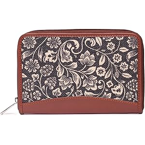 ZOUK Women's Handcrafted Classic Chain Wallet