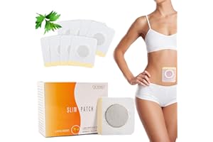 HAOUTDORY 30 Parche Adelgazante,Parches Adelgazantes para Quemar Grasa Abdominal,Parche de Ombligo para Adelgazar Rápidamente y Forma de Cintura y Abdomen,Detox Natural para Mujer y Hombre,White