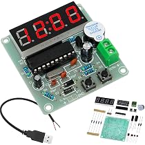 PATIKIL Saldatura Pratica Scheda, 1 set PCB Scheda Elettronica Kit Prototipo Fai-da-Te- Saldatura Circuito/SMT LED Luce Lampeggiante per Principianti