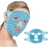 CAM2, maschera rinfrescante per il viso, per gli occhi gonfi e borse, in gel, riutilizzabile (blu)