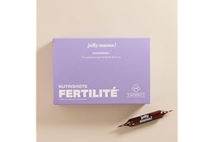 Jolly Mama - Cocooning+ Fertilité - Plantes, Passiflore, Zinc pour Ovulation et Implantation - Conception bébé, Gestion du Stress Femme - Vitamines Prénatales - Cure 1 Cycle - Vegan, Sans Additifs