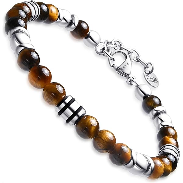 Keybella Bracciale Braccialetto per Donna Braccialetto in Acciaio Inox Stella Love Lock Liscio Argento Cavigliere