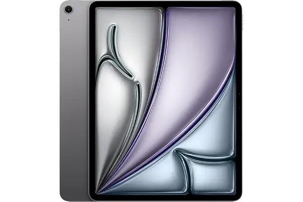 Apple iPad Air de 13 Pulgadas (M2): Pantalla Liquid Retina, 128 GB, cámara Frontal de 12 Mpx en Horizontal y cámara Trasera de 12 Mpx, Wi-Fi 6E, Touch ID, autonomía de Sol a Sol - Gris Espacial