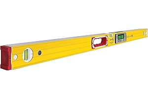 STABILA TECH 196 DL Digital Spirit Level 122 cm IP67 Waterproof and Dustproof 2 Digital Displays Calibration-Free Display Modes °,%, mm/m, in/ft, Bag