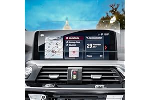 SHAOHAO Car Navigation Screen Protector for BMW X4 G02 X3 G01 10.25 Inch GPS Transparent Protective Film, Scratch-Resistant 9H Anti-Fingerprint Tempered Glass Screen Protector Tempered