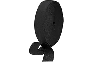 ‎HERZONE HERZONE 20 m Elastic Band, 3.5 cm Wide, Black Strong Elastic Band, Elastic Band, Trousers Rubber, Home Textiles, Sewing Accessories, Elastic Band, DIY Crafts (Black, 3.5 cm)