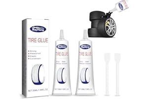 AN-WATTY 2 Piezas Pegamento Vulcanizante, Kit Repara Pinchazos Coche, Kit Antipinchazos Coche, Liquido Antipinchazos Bicicleta, Liquido Tubeless, Reparación Rápida de Grietas y Agujeros en Neumáticos