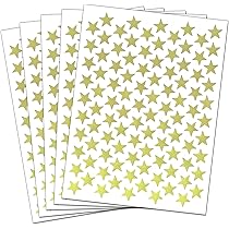 1000 Stelline Adesive Dorate - 15mm - Per Ricompense E Lavoretti - Foto 7