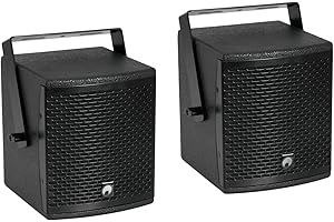 OMNITRONIC MOLLY-6 Top schwarz 1 Paar | 6,5"-Satellitenlautsprecher mit Halterung