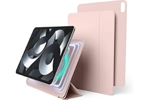elago Etui na iPada Air 10,9 5., 4. generacji i iPada Pro 1. generacji 2018 – etui na iPada z magnetycznym mocowaniem do metalu, kompatybilne z Apple iPad Pencil i piórnikiem Elago's (różowe (Sand