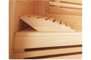 INFRAWORLD Kopfstütze Exklusiv aus Espe, 2-fach anwendbar, liegend oder schräg stehend, 1 Stück,B6614