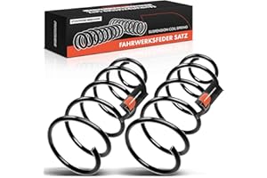 Frankberg 2x Ressorts de suspension Essieu Avant Compatibles avec A3 1996-2003 B.o.r.a 1998-2005 Golf IV 1997-2006 Leon 1999-2006 Remplacer# 1J0411105BH