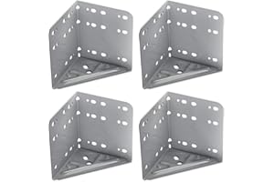 SOTECH 4 kątownik narożny, srebrno-szary, 115 x 115 x 133 mm, kątownik do ramy łóżka SO-TECH