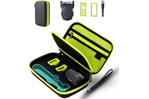 Giulia Beauty Sabot V2 et Étui version 2 brevetés Compatible avec One Blade Visage+Corps QP2520,QP2530,QP2620,QP2630,Protecteur,Peigne Corps,Brosse-Euipo number : 015048382-0001