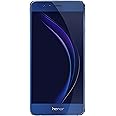 Honor 8 Smartphone 4G LTE, Display 5.2" IPS LCD, Octa-Core HiSilicon Kirin 950, 32 GB, 4 GB RAM, Doppia Fotocamera 12 MP, Blu