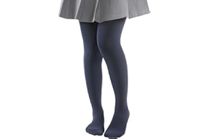 EVERSWE Girls' Winter Fleece Lined Tights, Girls' Thick Microfiber Tights