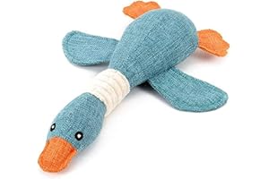 Vitscan Juguetes para Perros masticadores agresivos, indestructibles, de Raza Grande y Ganso chirriante para Perros Grandes, pequeños y medianos