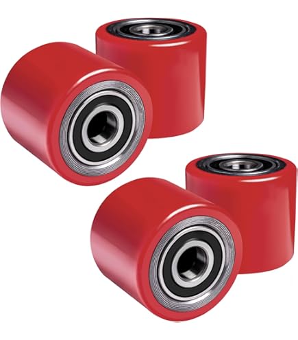 Hubwagenwalze 85mm - Ersatzrolle Mit PU-Bereifung & Stahlkern