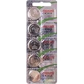 Maxell CR2025 batteries, 5 pieces, Lithium, 3 V, 170 mAh, grey
